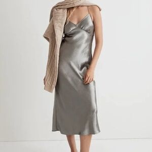 Madewell Layton Midi Slip Dress Size 00 | NWT